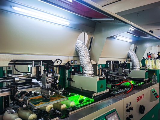 Mechanische aandrijving Fles Zeefdrukmachine Kunststof Hout Keramiek Metaal
