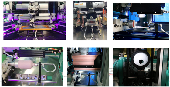 Platte flessenzeefprinter LED UV-uithardende zeefdrukmachine