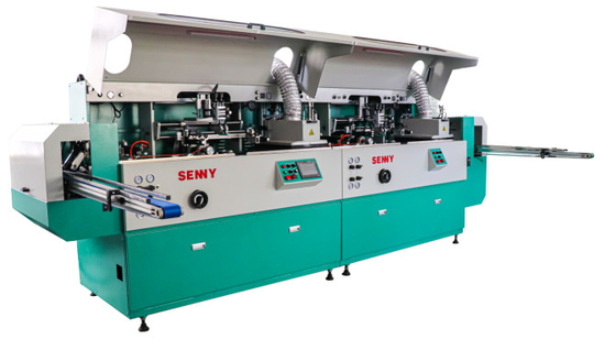 Industriële schermdrukmachine met automatische voeding
