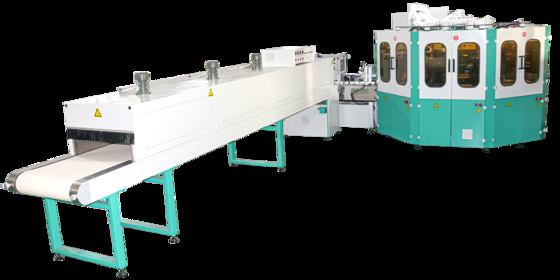 Volledig automatische schermprinter voor flessen voor plastic metalen glas