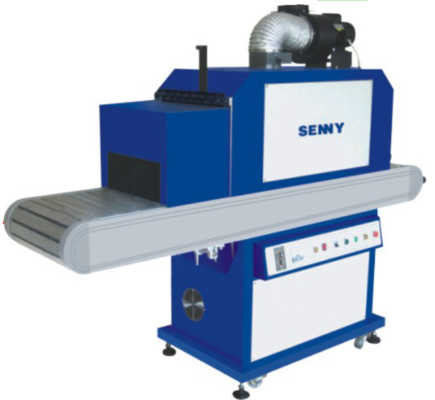 UV200RF UV-uithardingsmachine voor plastic containers met roestvrijstalen band