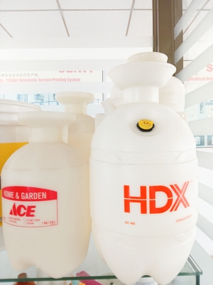 3-8L 35 stuks/min Automatische Plastic Ronde Emmer UV Zeefdrukmachine