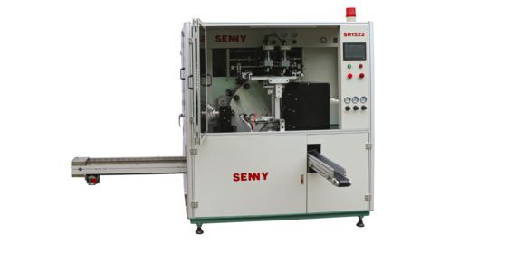 Automatic 2-Color Round Tube UV Screen Printing Machine 50 Pcs/Min