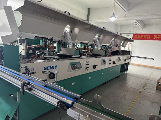 85 stuks/min Glasfles Meerkleurig Auto-schermprinter Lineair type metalen apparatuur