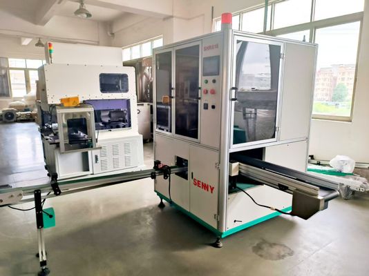 1 Kleuren Volautomatische Hot Stamping Machine voor Flessen 3000 stuks/uur