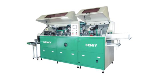 1-5L plastic ronde emmer UV-drukmachine 35 stks / min