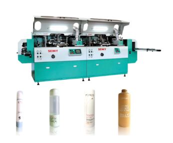 12 Kleur 5000 stuks/uur Tube Screen Printing Machine 250x200mm Voor container