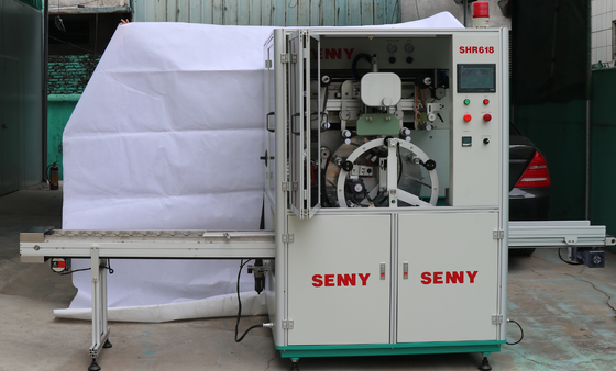 SHR618 Automatische warmtestampmachine tot 3000 stuks per uur met servomotor en registratiefunctie