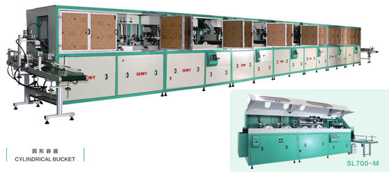 SGS 1000pcs/Hr de Drukmachine van het Enige Postscherm voor Emmer