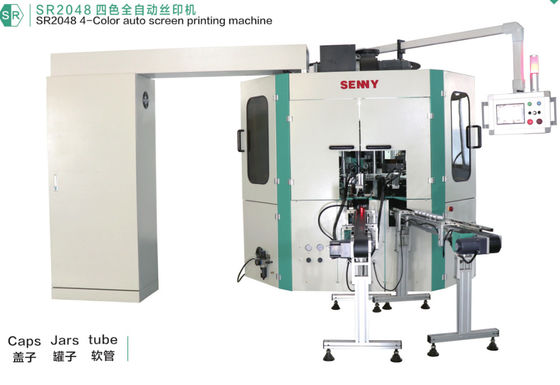 4 de Drukmateriaal van het kleuren Automatisch Scherm, SGS 50pcs/Minute Roterende het Schermprinter