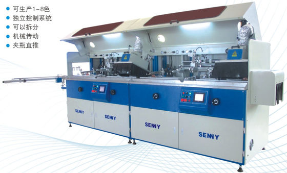 80 stuks/min 8 kleuren Volledig automatische schermdrukmachine