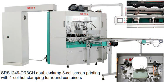 250x160mm 1800pcs/Hr Auto Hete Stempelmachine voor Cilindrische Containers