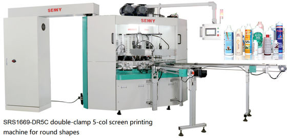 1200pcs/Hr de automatische Machine van de Serigrafiedruk 380V voor Glasflessen