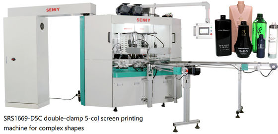 1800 stuks/uur 6bar Multicolor Screen Printing Machine voor ronde flessen