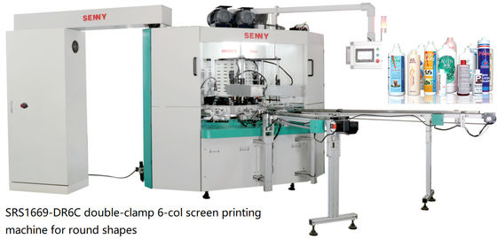 SGS de Plastic Machine van de Flessendruk, 20pcs/Min Rotary Screen Printing Equipment