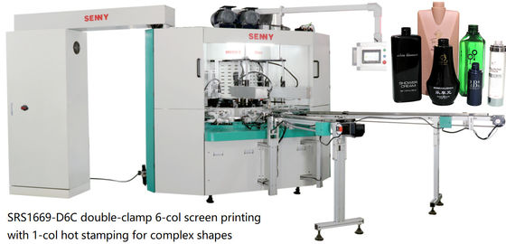 6 post 25pcs/Min Multicolor Screen Printing Machine ISO voor GLB