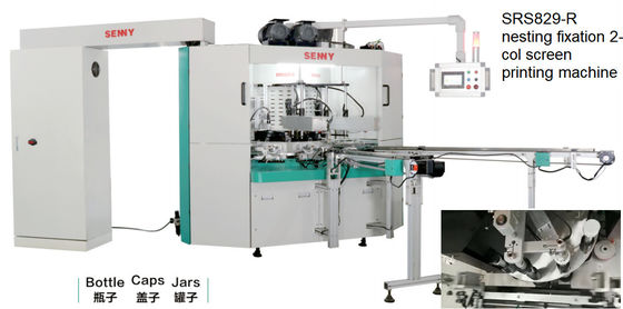 50Hz de veelkleurige Machine van de het Schermdruk, 45pcs/Min Rotary Screen Printer