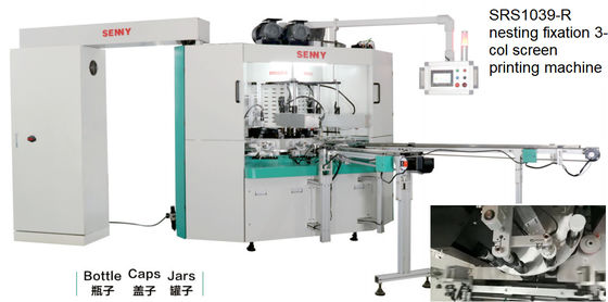 250x160mm 30pcs/Min Multicolor Screen Printing Machine voor GLB
