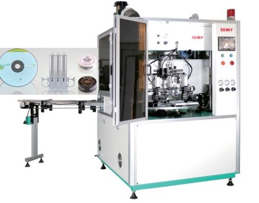 Eén kleur 3000 stuks per uur Flat Screen Printing Machine SGS-certificering