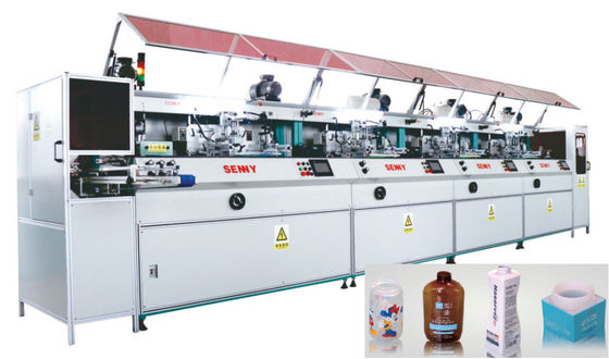 300*250mm 100pcs/Min Fully Automatic Silk Screen Veelkleurige Drukmachine