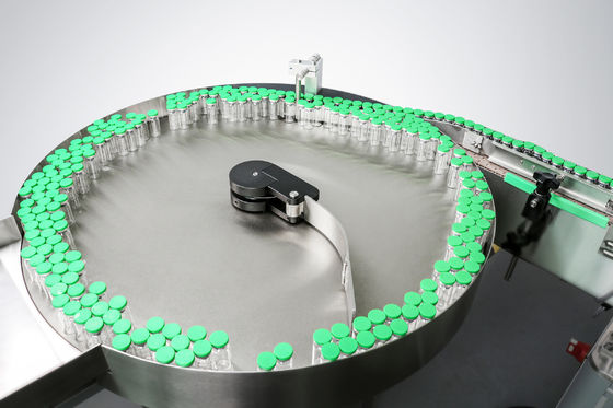 SGS Dagelijkse chemische industrie 300 stuks per minuut Verticale automatische etikettermachine