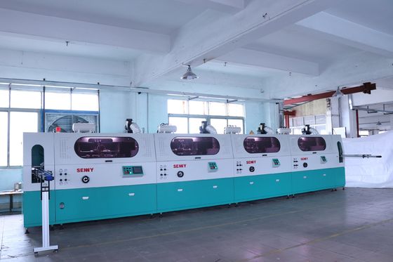 380V zijde-schermprinter Meerkleurige schermprinter voor glas-metaal-plasticcontainer