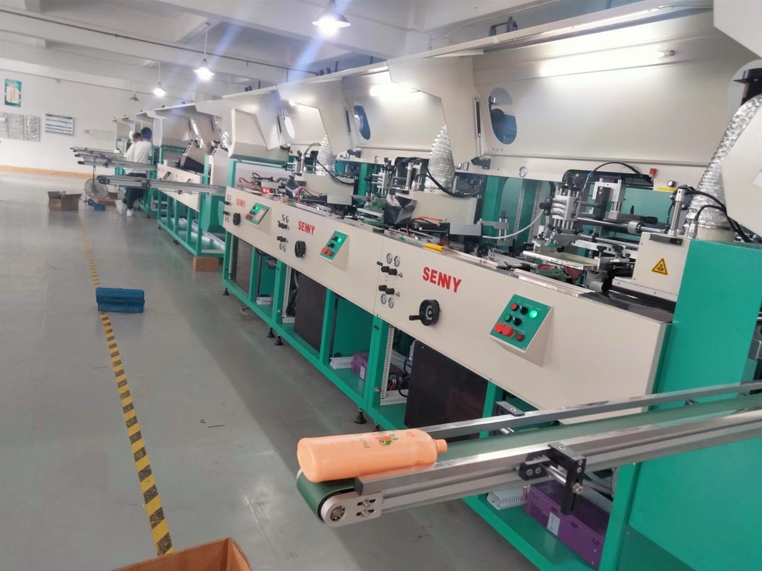 Van de diverse Vormen Plastic Kruik en Fles de Machine Modulaire 1-12 Kleuren van de het Schermdruk