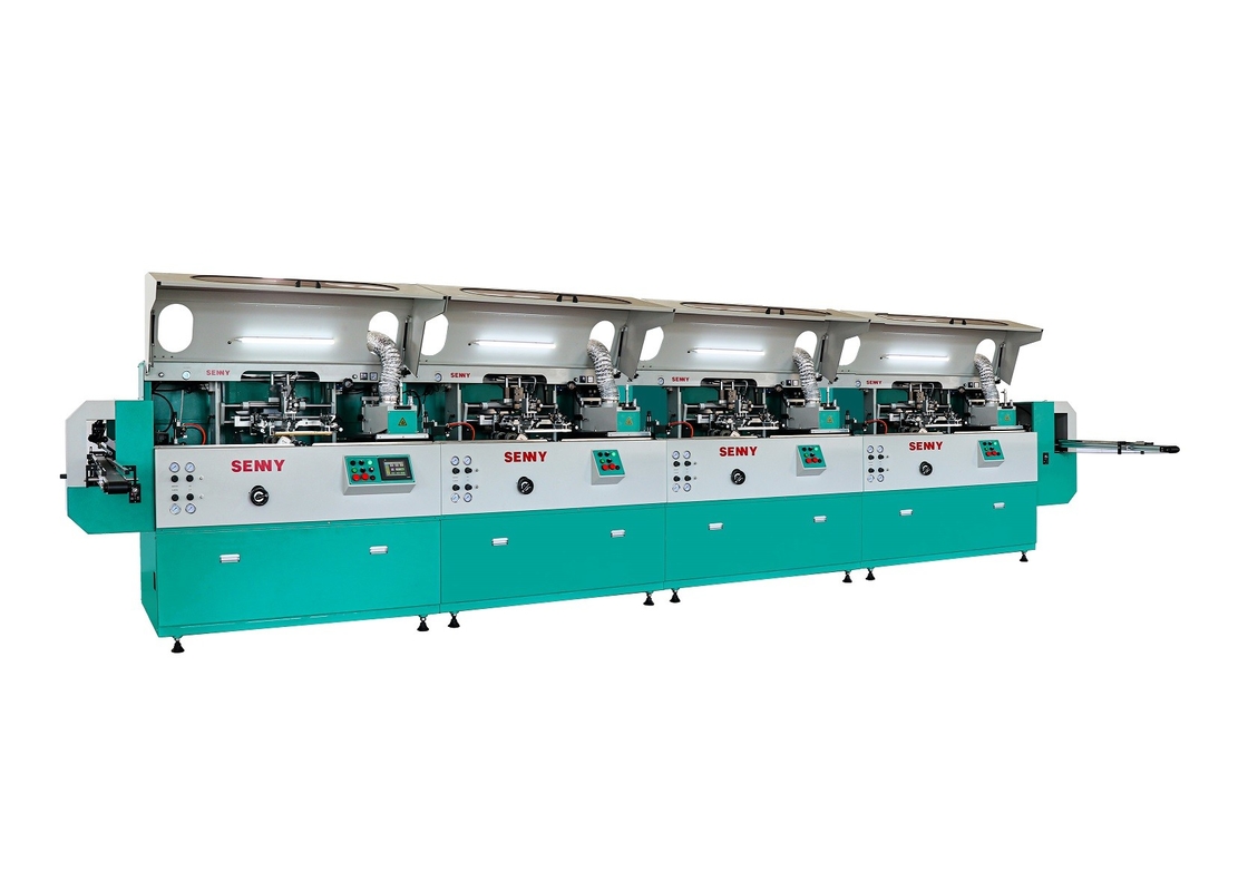 4 kleuren 300x250mm 6000 stuks/uur Automatische etiketteringsmachine voor flessen