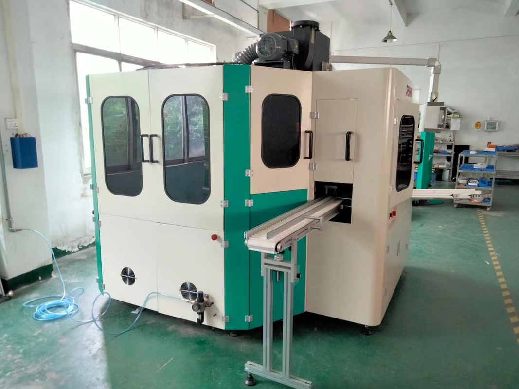Zachtbuis-schermprinter met vernis- en warmstempelmachine, servo aangedreven printer