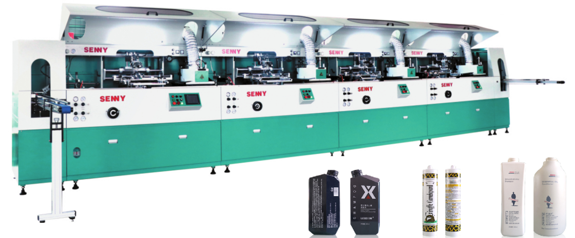85 stuks/min Automatische UV-drukmachine voor plastic flessen 1-8 kleuren