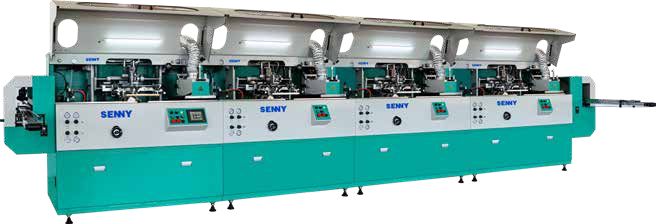 Verschillende kleuren van UV-inktflessen schermprinter met IR-harding 85pcs/min