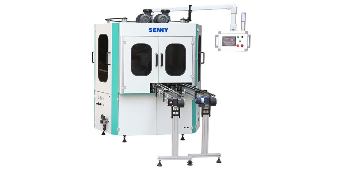 Automatische 1-kleuren UV-zeefdrukmachine voor deksels/platte platen, 50 stuks/min