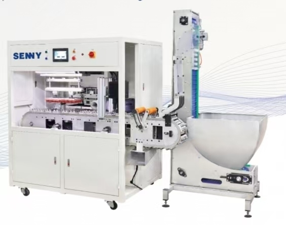 Automatische 2-kleuren tampondrukmachine voor plastic kroonkurken met een diameter van 28-38 mm