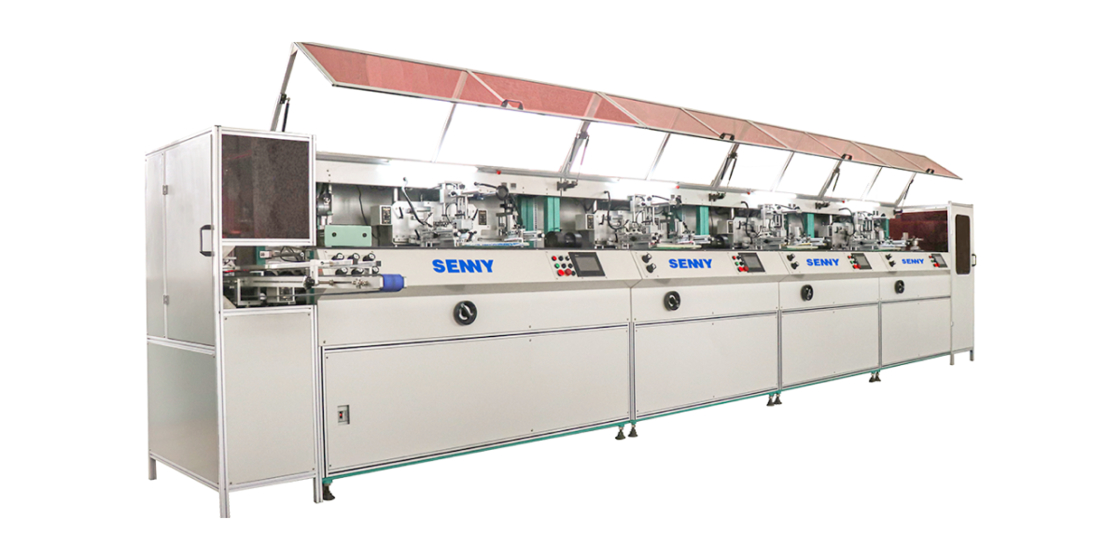 1-8 Color Servo-Driven UV Printing Machine For Plastic Bottle 70 Pcs/Min