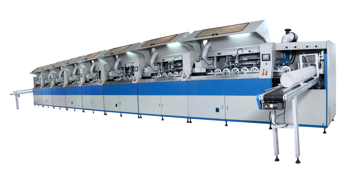 1-5L plastic ronde emmer UV-drukmachine 35 stks / min