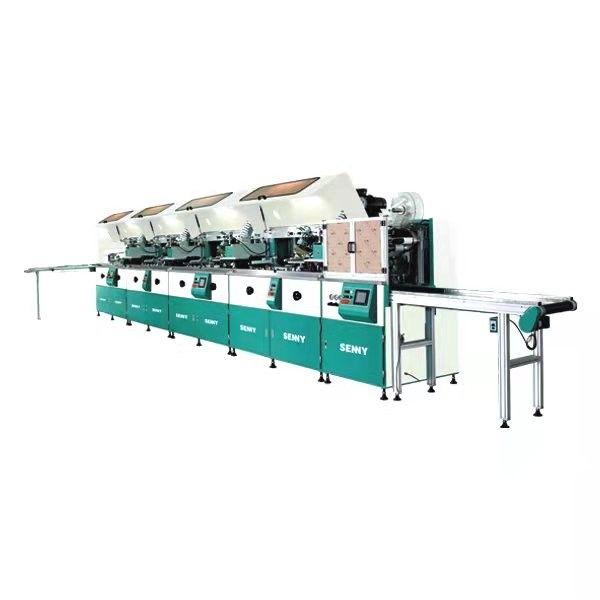 4 kleur 300x250mm Automatische de Etiketteringsmachine van 6000pcs/Hr voor Flessen