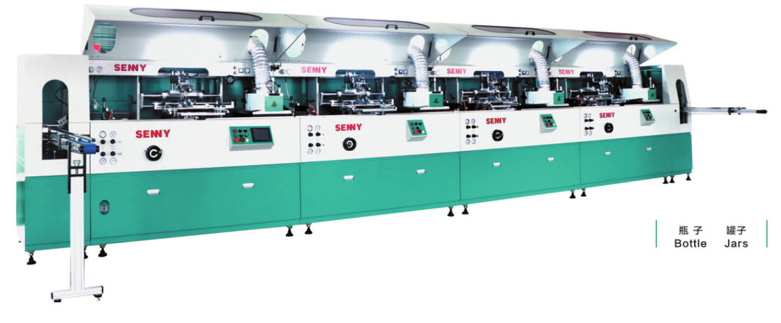 OEM 6000pcs/Hr 8 kleuren schermdrukmachine voor container