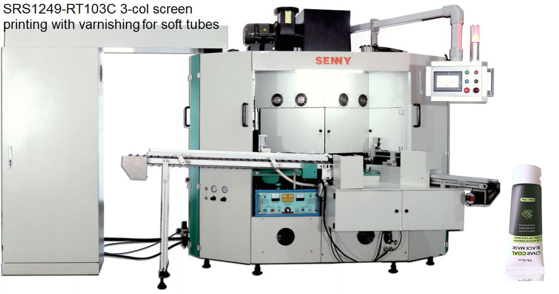 60 Hz 60 stuks/min Vier kleuren schermdrukmachine voor commerciële doeleinden
