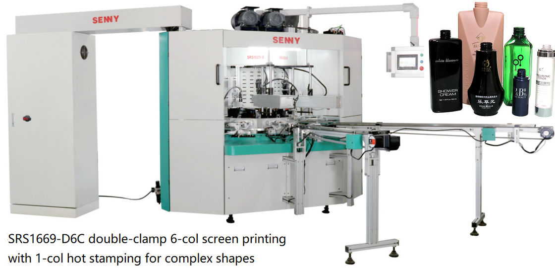 6 post 25pcs/Min Multicolor Screen Printing Machine ISO voor GLB
