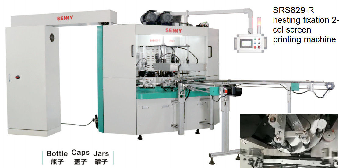 50Hz de veelkleurige Machine van de het Schermdruk, 45pcs/Min Rotary Screen Printer