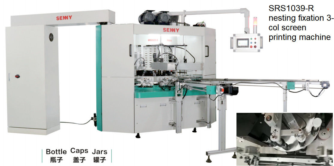250x160mm 30pcs/Min Multicolor Screen Printing Machine voor GLB