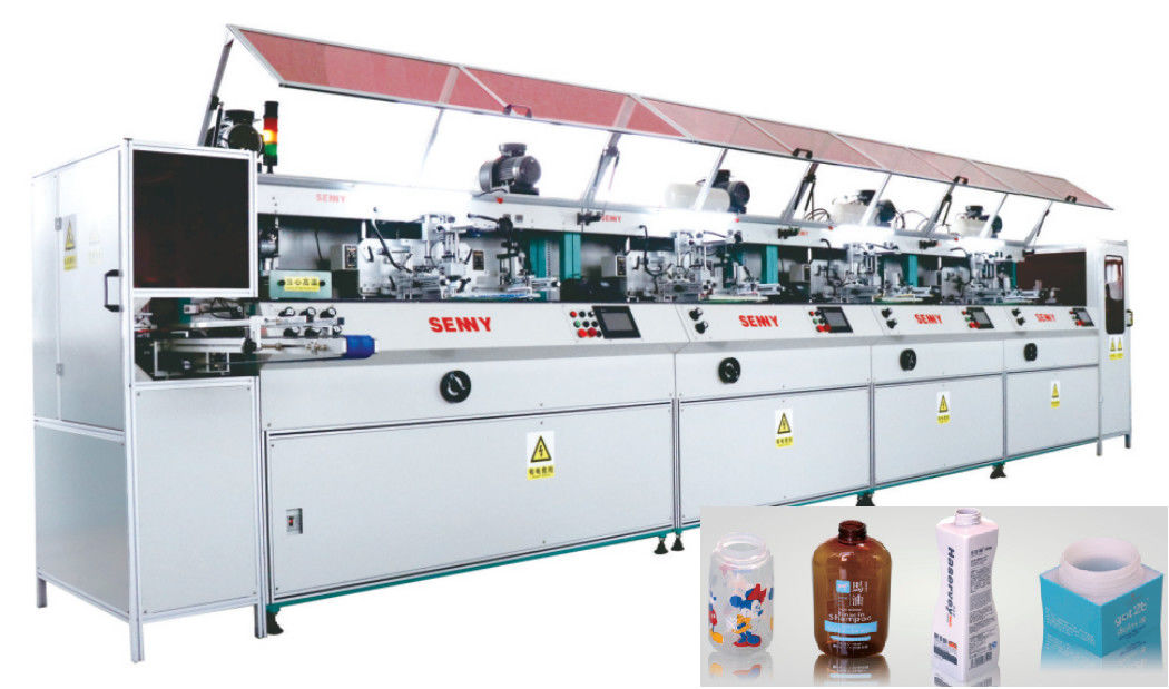 300*250mm 100pcs/Min Fully Automatic Silk Screen Veelkleurige Drukmachine