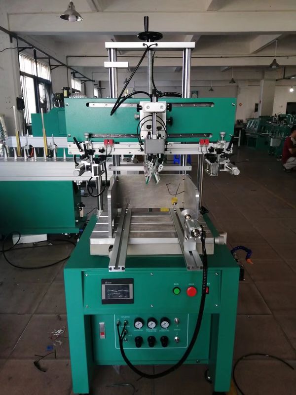 1000 stuks/uur Pneumatische meerkleurige platte schermprinter SGS gecertificeerd