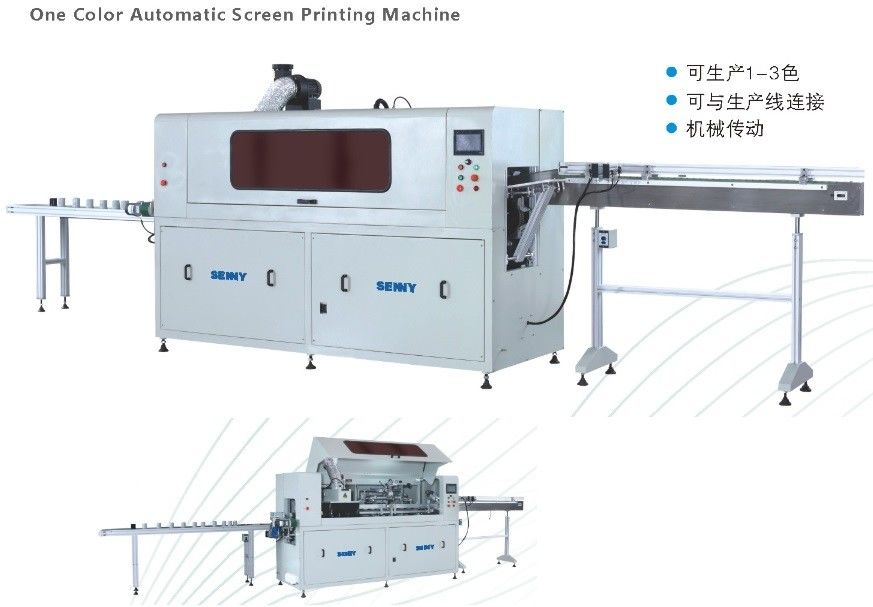3000pcs/Hour één de Drukmachine van het Kleuren volledig Automatische Scherm voor de Filter van de Autoolie