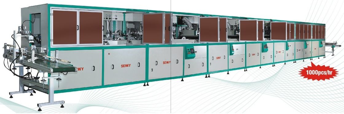 5~30 Liter om de Drukmachine van het Emmer Automatische Scherm voor Emmers 12 Kleuren