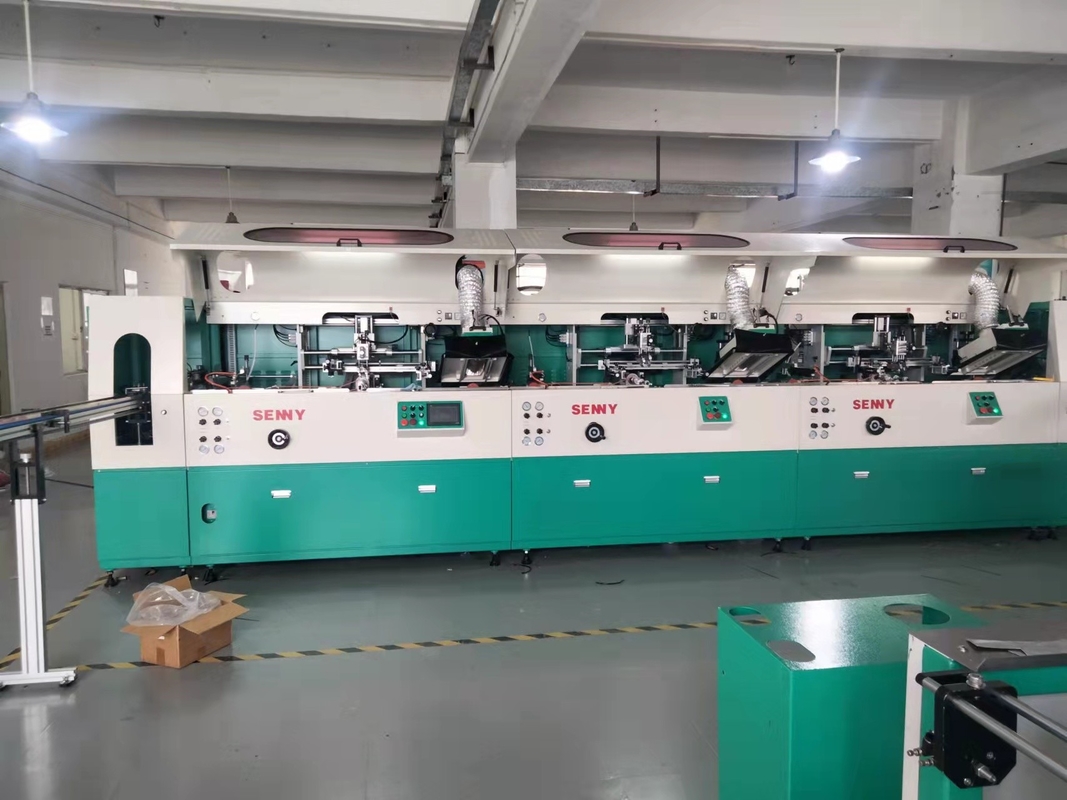 Volledig automatische multi-format vormen container UV-schermprinter voor flessen