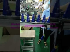 6000pcs/Hr 12 Color Bottle Silk Screen Printing Machine CE Certification